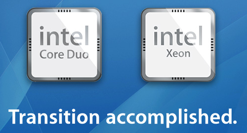 Вторая причина переключения: Intel Inside